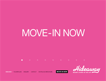 Tablet Screenshot of hideawayatcentral.ca